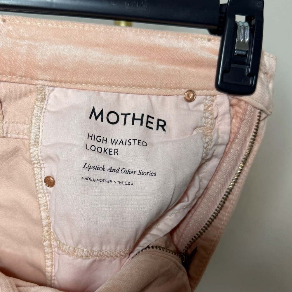 Mother Looker Velvet Skinny Pants - Picture 5 of 7